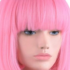 Chic Pink Bob Wig 💞🌸
